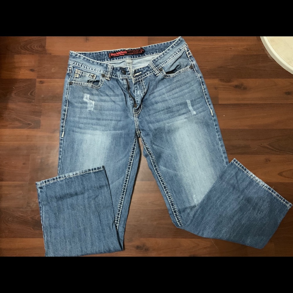 Rock and roll men’s jeans - Picture 1 of 4